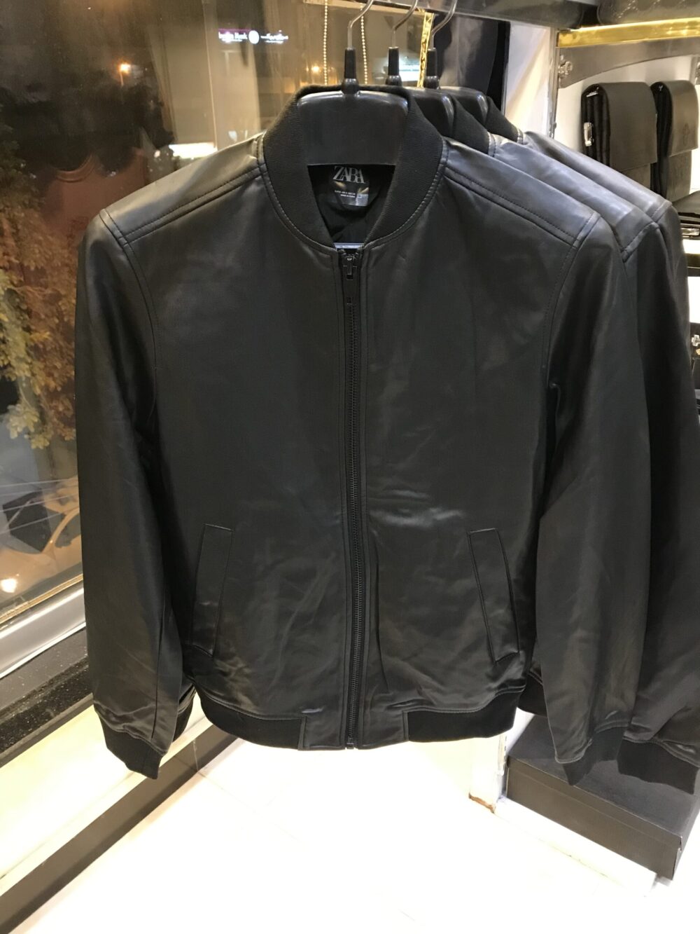 Zara Men's Leather Jacket Original - Image 3