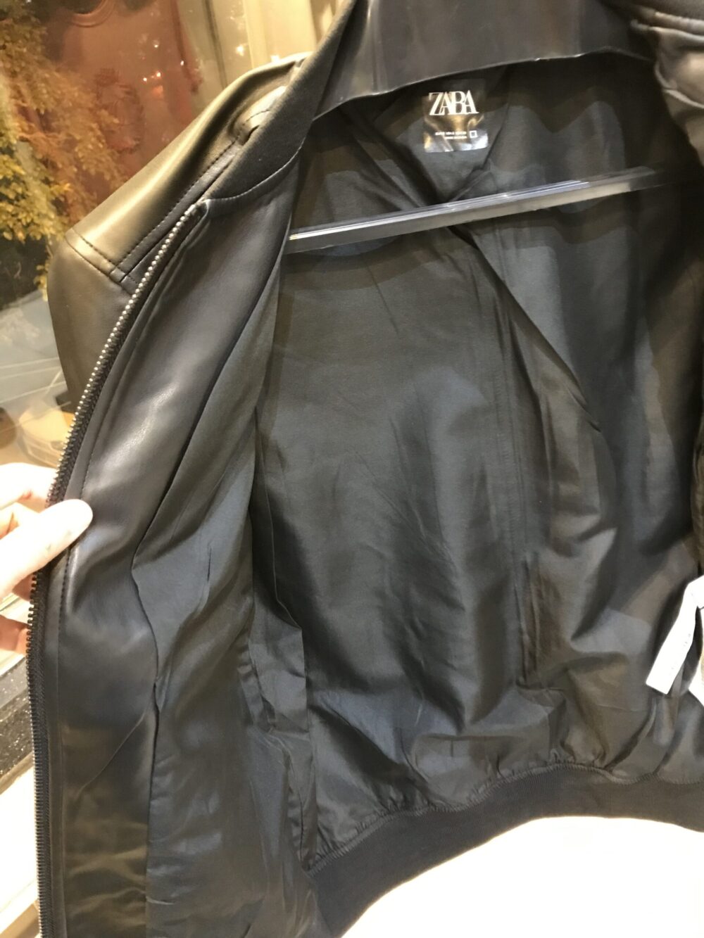 Zara Men's Leather Jacket Original - Image 5