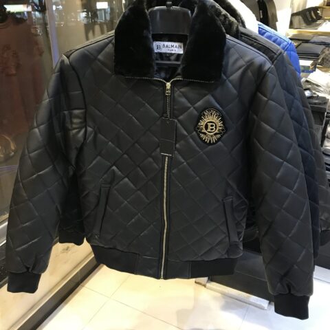 BLMN Faux Leather Quilted Jacket