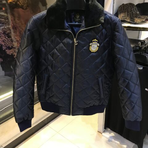 BLNR Blue Parachute Quilted Jacket