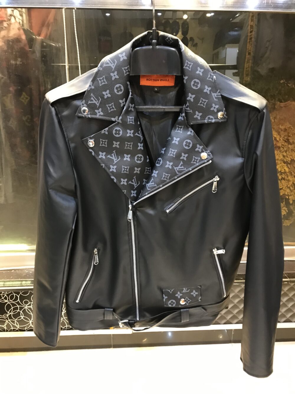 LVTN Leatherite Biker Jacket