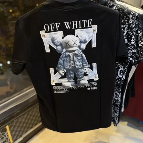 Off WHT Turkish Round Neck Shirt (Regular Fit)